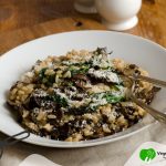 Vegetarische recepten: Champignonrisotto met Parmezaanse kaas